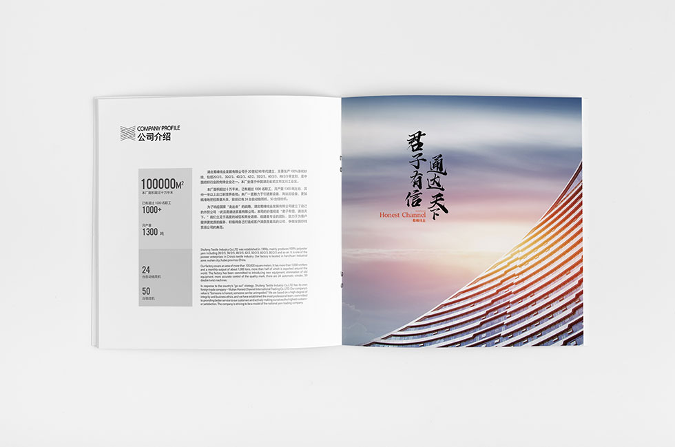 蜀峰線業(yè)畫冊設計